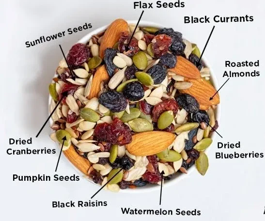 MIXED BERRIES, NUTS AND SEEDS – SUPER TRAIL MIX | 20+ VARIETIES OF ASSORTED DRY FRUIT MIX WITH BERRIES, NUTS, SEEDS & FRUITS AS IMMUNITY BOOSTER - Image 5