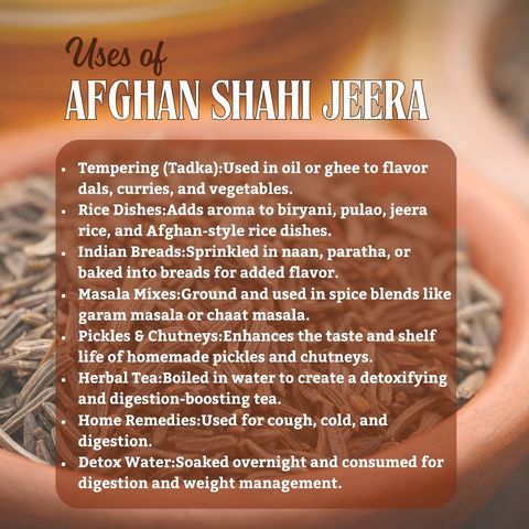 AFGHAN SHAHI ZEERA | PREMIUM CARAWAY SEEDS | 100% PURE & NATURAL - Image 5