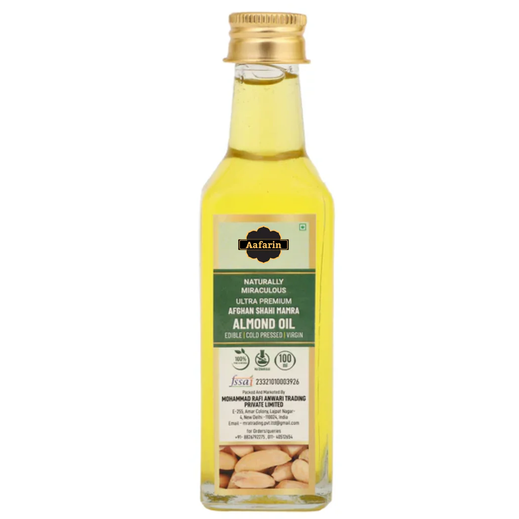 PURE SHAHI MAMRA ALMOND OIL | RICH IN VITAMIN E | COLD PRESSED VIRGIN BADAM TAIL - Image 3