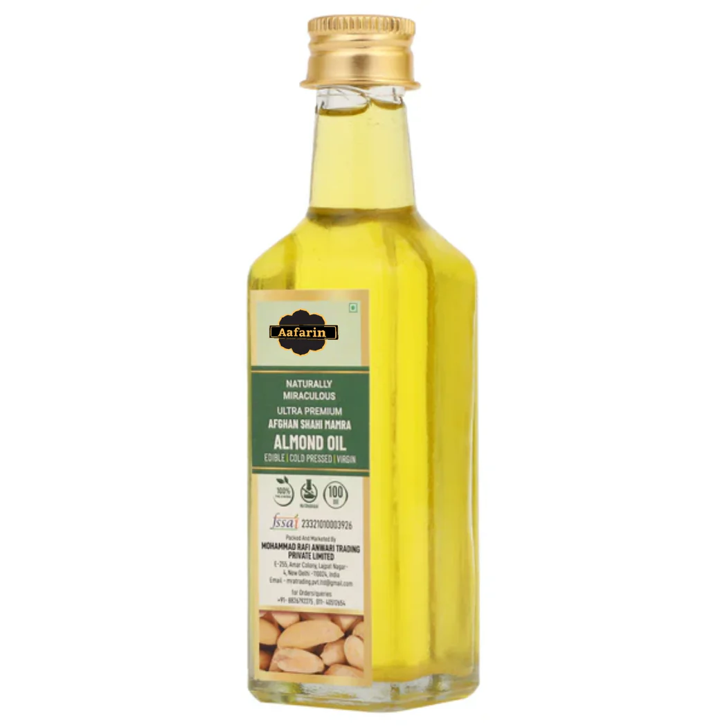 PURE SHAHI MAMRA ALMOND OIL | RICH IN VITAMIN E | COLD PRESSED VIRGIN BADAM TAIL - Image 4