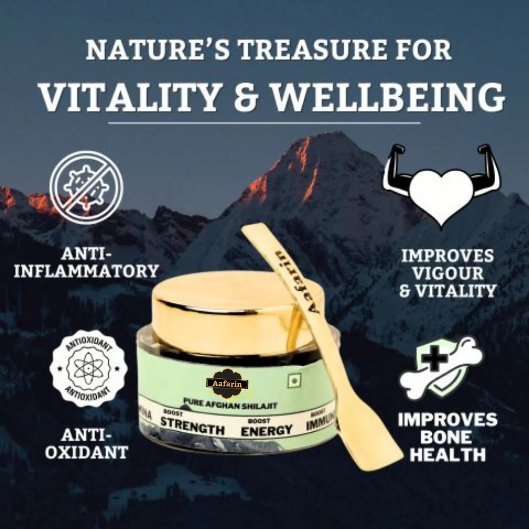 SHILAJIT RESIN FOR ENERGY, FOCUS AND VITALITY – PURE QUALITY AFGHAN SHILAJIT | STRENGTH | STAMINA | POWER | 100% PURE AND NATURAL - Image 6